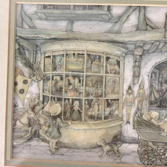 Vintage Anton Pieck 3D Blacksmith Paper Tole - Picture 8 of 13